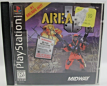 Area 51 PS1 PlayStation 1 Video Game Tested Works Black Label No Back Co... - $21.90