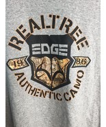 Realtree Edge Men&#39;s T-Shirt Short Sleeve - Authentic Camo Gray - Sz Larg... - $14.95