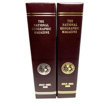 1988, 89: ENDANGERED EARTH Lot Of 2 National Geographic Slipcases Faux Leather - £14.38 GBP