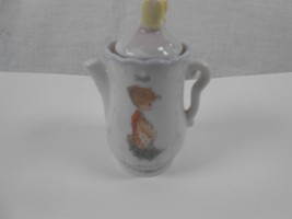 Precious Moments 1995 Teapot Shape Spice Jar Enesco SAGE 4&quot; - £6.04 GBP