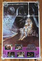 Vtg 1970s Star Wars Movie Poster Print - £785.19 GBP