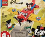 LEGO DISNEY 10772 Mickey Mouse&#39;s Propeller Plane Building Kit 59 Pcs Pla... - £13.99 GBP