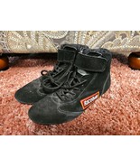RaceQuip Style 1288 Black Suede Leather Racing Shoes - Size 11 - $69.27
