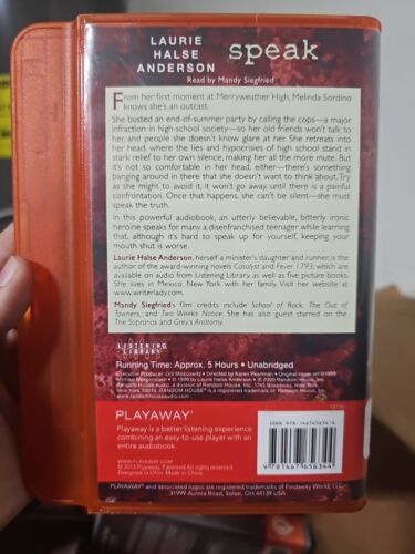 Speak by Laurie Halse Anderson (2013, Audio, Other) Item image 2