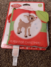 Rudolph The Red-Noised Reindeer Soft Book Ready For Christmas Teether  - £7.04 GBP