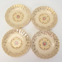 Sebring Trojan Toledo Delight Sand Saucers 5-3/4&quot; Lot of 4 - $19.59