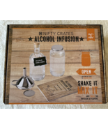 Nifty Crates Infusion Kit Set Infuse Booze At Home - NEW! - $28.04