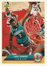 1992-93 Upper Deck McDonald&#39;s Basketball P4 Larry Johnson - £1.96 GBP