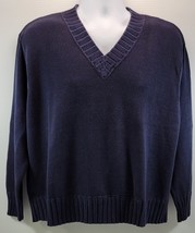 L) Elisabeth by Liz Claiborne Woman Blue Pullover Cotton Sweater Size 1 - $11.87 L) Elisabeth by Liz Claiborne Woman Blue Pullover Cotton Sweater Size 1 - $11.87