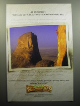 2007 Nature Valley Sweet &amp; Salty Nut Peanut Granola Bar Ad - At 10,000 feet - £14.55 GBP