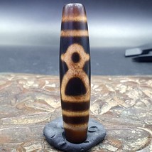 Vintage erstaunliche tibetische Vase Augen Achat Stein Dzi Perle Amulett... - $133.00