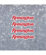 4x REMINGTON Logo Vinyl Sticker Decal Forest Red - Hunting Firearms FREE... - $8.86