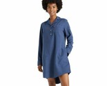 Levi&#39;s Strauss &amp; Co Women&#39;s Polka Dot Woven Sleep Shirt with Pockets Siz... - $17.36