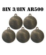 8 Inch Dia. AR500 Steel Gong Targets-Steel Shooting Targets-Metal Targets-5pc - $123.74
