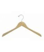 17" Light Bamboo Dress Hanger (pack of 10) - $24.60