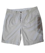 Roundtree &amp; Yorke Beige Button Zipper Fly Chino Shorts Mens Size 36 - $20.57