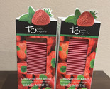 2 Touch Organic Strawberry Mint Green Tea Bags, 40 Bags Each 2.5 oz Exp ... - £23.88 GBP