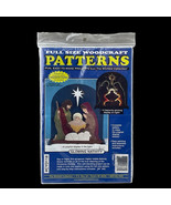 Vintage Glowing Nativity Woodcraft Pattern Winfield Collection Full Size - €9,02 EUR