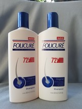 2 Bottles Folicure Original Shampoo For Fuller Thicker Hair 350ml (11.8 Fl) Ea - £18.95 GBP