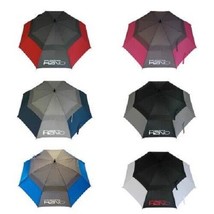 Sun Mountain H2NO Double Canopy 62&quot; Umbrella - Black, Grey, Red, Blue. B... - £32.47 GBP