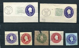 USA Earlier postal Stationary cuts Used  6350 - $6.19