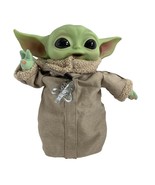 Mattel Baby Yoda The Child 11&quot; Plush Grogu Hanreshe Master Necklace Mand... - $24.75