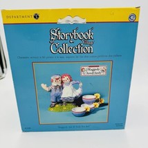 Department56 Storybook Village Collection Ceramic Raggedy Ann &amp; Andy Tea Set - £67.25 GBP