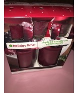 Holiday Time 5 Piece Candle Set Winter Berries-Brand New-SHIPS N 24 HOURS - €29,04 EUR