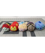 Disney Tsum Tsum Mini Lot Frozen Stitch Sally Ironman Stuffed Animal Toy - £11.54 GBP