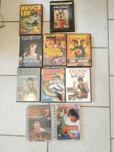 NICE LOT o 10 Bruce Lee Chan Original case DVDs Chinese Connection Young Master - £42.52 GBP
