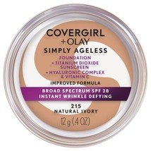 COVERGIRL &amp; Olay Simply Ageless Instant Wrinkle-Defying Foundation, Natural - $17.99