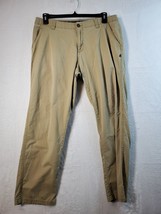Denali Straight Leg Pants Mens Size 34/30 Tan Cotton Slash Pockets Pull On - $17.14