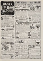 1955 Print Ad Klein&#39;s Sporting Goods Zebco,Mitchell Fishing, Ruger Chicago,IL - £13.43 GBP