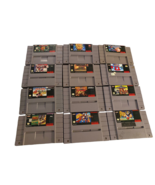 Super Nintendo Video Games Lot 12 Shanghai Super Pinball Pac Man Jungle ... - €158,61 EUR