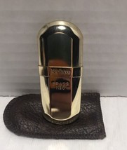 Vintage MARLBORO Brass No.6 Lighter with Leather Sleeve. Untested. From ... - $15.50