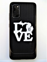 (3x) Love Michigan In The D Cell Phone Ipad Itouch Die-Cut Vinyl Decal S... - $5.22