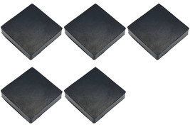 4&quot; Jewelers Block Square Rubber 1&quot; Thick, Pack of 5 - £19.48 GBP