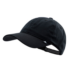 Adidas 3S Baseball Cap Unisex Cap Sportswear Hat Casual Black NWT HT6358 - $35.91