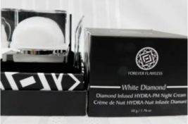 FOREVER FLAWLESS-WHITE DIAMOND INFUSE HYDRA-PM NIGHT CREAM-1.76oz/50g-NE... - £39.02 GBP