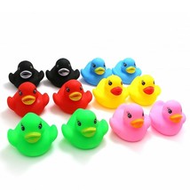Novelty Place Float &amp; Squeak Rubber Duck Ducky Baby Bath Toy Assorted (12 Pcs) - £7.05 GBP