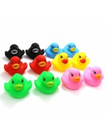 Novelty Place Float &amp; Squeak Rubber Duck Ducky Baby Bath Toy Assorted (1... - £7.06 GBP