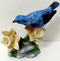 Eastern Bluebird Russ Statue Figurine Vintage Ceramic Nature&#39;s Song 4.5&quot;... - $29.99