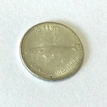 1967 Canadian 10 Cent Coin Canada Dime Queen Elizabeth Ii Silver - £3.94 GBP