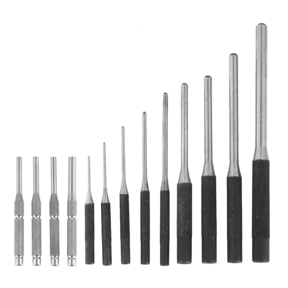 13pcs Remover Pin Punch Tools Kit with Carrying Bag Round Head Roll Pins... - $57.73
