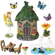 Miniature Fairy Garden Accessories Outdoor - Small Fairy Figurines Items... - £33.86 GBP