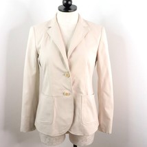 Theory Women&#39;s 6 Beige Tan Career Business Professional Blazer Suit Jacket - £19.07 GBP