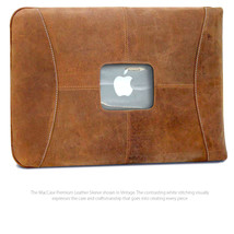 MacCase Premium Leather 13&quot; MacBook Pro Sleeve - £103.87 GBP