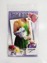 Terial Arts Dimensional Fabric Art IRIS Flower Making Craft Pattern UNCUT - $10.88
