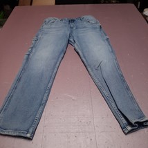 Silver Jeans Women 29x27 Carpenter Crop Leg Denim Stretch Ladies Pants - $18.47