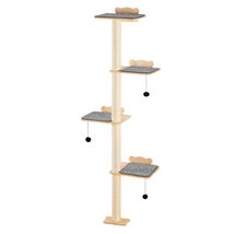 VEVOR 4 Tiers Cat Tree, Cat Wall Furniture Set with 4 Jumping Boards - $1,063.77 MXN